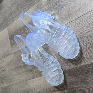 Madden Girl Escape - clear jelly shoes